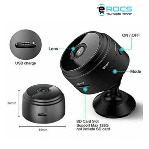 Alternative view of Night Vision Mobile Detection Video Surveillance WiFi Camera