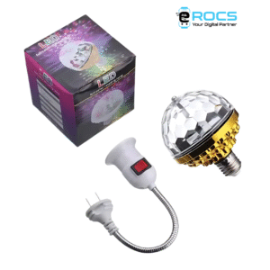 LED Disco Romantic Magic Crystal Ball Lamp Stage Light Party Bulb RGB Rotating