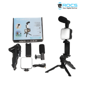 Alternative view of Vlogging kit With tripod and Microphone and Phone holder