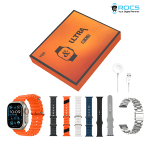 Alternative view of Y80 Ultra Smartwatch with 8 PCS STRAP