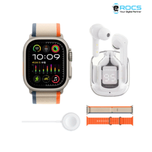 Alternative view of D100 Ultra Smartwatch Super Amoled Display