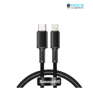 Baseus Type-C to Lightning Cable – 18W Fast Charging & 480Mbps Data Transfer, Braided Durable Design
