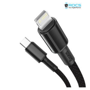 Baseus Type-C to Lightning Cable – 18W Fast Charging & 480Mbps Data Transfer, Braided Durable Design