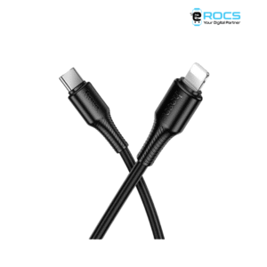 Hoco X120 1M PVC Type-C to Lightning Data Cable – Fast Charging 27W, Durable Design