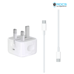 Original 20W 3 PIN Fast Charger with Lightning Cable – Compatible with iPhone 11, 12 & 13 Series