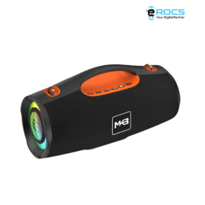 Alternative view of MKB SP5 Wireless Bluetooth Speaker – Portable, IPX Splash-Resistant, LED Lights, Hands-Free Calling