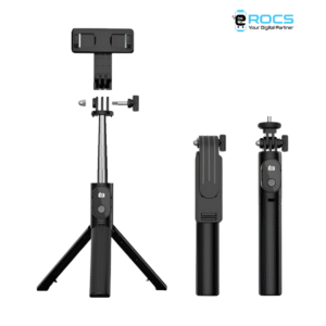 P20S Wireless Selfie Stick with Tripod, Extendable Handheld Monopod, Bluetooth Remote & LED Light