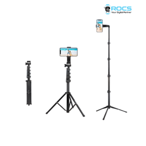 Alternative view of Black Aluminium NP-2588 Tripod Selfie Stick 2 in 1