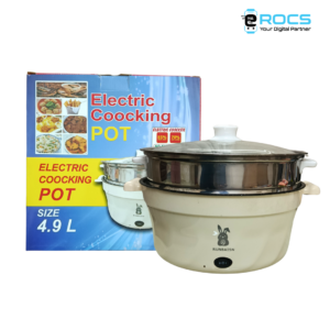 Alternative view of Multifunctional Electric Cooking Pot (4.9L) – Fast, Safe & Gas-Free Cooking