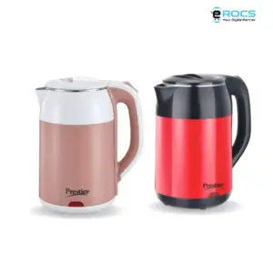 Prestige 2L Multi-Color Electric Kettle – 1500W Fast Boiling, Stainless Steel
