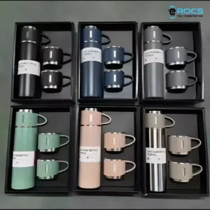 Vacuum Hot and Cool Water Flask Set (500ml)